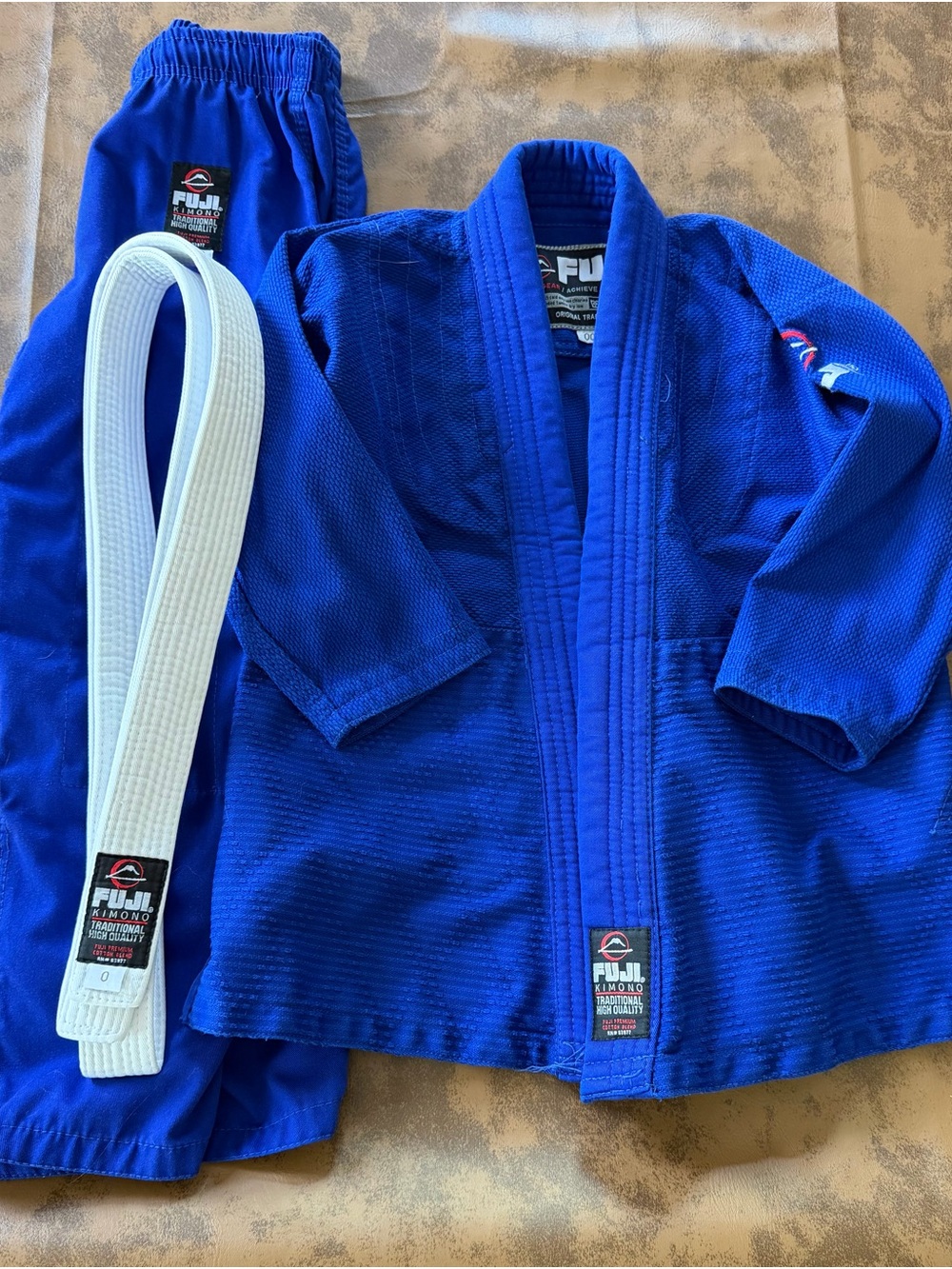 Kids Blue Jiu-Jitsu Gi Set with White Belt